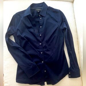 Banana Republic Navy Blue Button Down Shirt